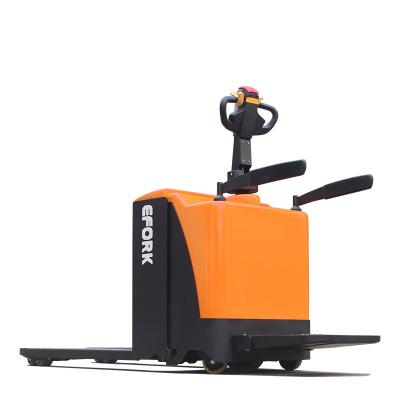 China Advertising Company EFORK REACH Full Battery AC Driving EPS Steering Rack On Pallet Type Moving Electric Pallet Truck for sale