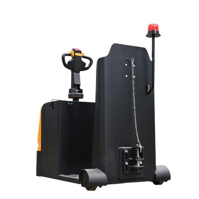 China 24V210Ah Advertising Company Truck Garden Mini Stand Standing Type Electric Tow Tractor Loader for sale