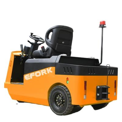 China Advertising Company Hot Selling Truck 4ton Battery China AC 6ton Seated Type Electric Tow Tractor for sale