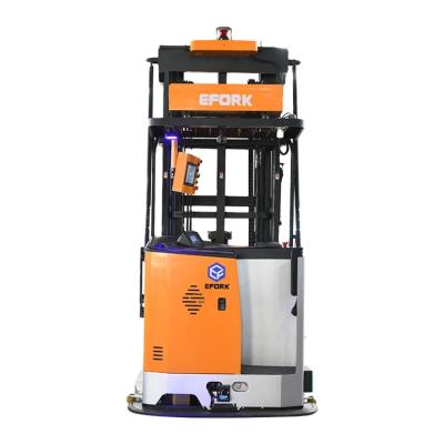 China Cheap Advertising Company Robot Three Way Wheel Machinery Controller Electric Truck VNA Forklift AGV for sale