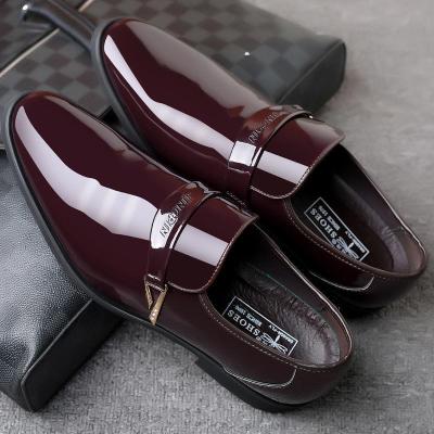 China Men's Patent Leather Winter Brown Boot Printed Mens Leather Shoes Stylish Shoes 2 Shoes Unique Oxford Leather Women's Shoes for sale