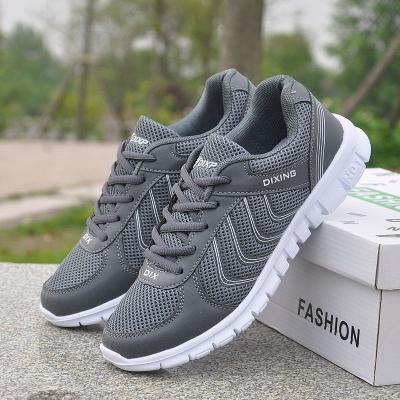 China Fashion trend men spring / 2022 Ms. summer running shoes men's leisure shoes light weight white breathable mesh fabric for sale