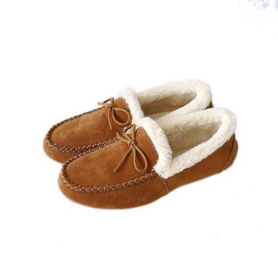 China 2022 New Arrival Factory Wholesale Winter Non-slip Fluffy Fluffy Fur CUSHIONING Slippers Sheepskin Faux Fur Winter Women's Ladies Home Slippers for sale