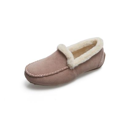 China CUSHIONING 2022 Home Slippers Ladies Winter Slides Factory New Arrival Faux Sheepskin Fur Non-slip Fluffy Hairy Women Wholesale Winter Slippers for sale