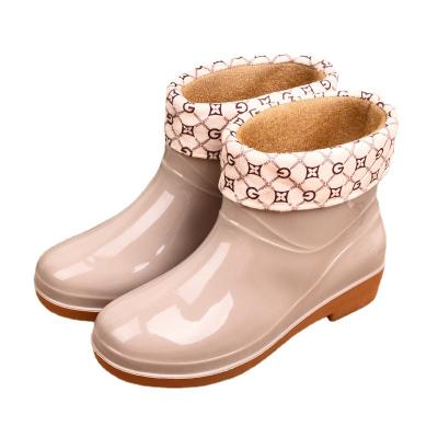 China Printed .11 rain bootss.men women shoes sunflower rain boot for sale