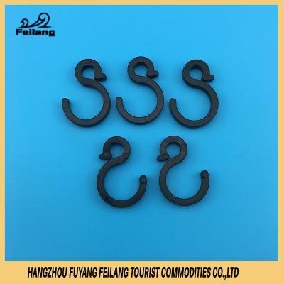 China New PP Injection Tent PP Safety Plastic Connector S-Shape Hanging Hooks And Clips Hanger Hooks And Clips Camping for sale