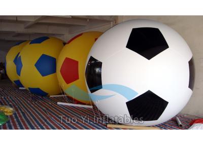 China PVC Helium Filled Sports Balloons Colorful Football Giant Advertising Inflatables for sale