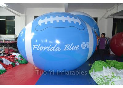 China Attractive PVC Advertising Sport Balloons Inflatable Rugby Ball Logo Printed for sale