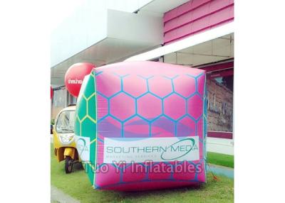 China Colorful 3D Cube Balloon Bussiness Event Custom Printed Balloons for sale