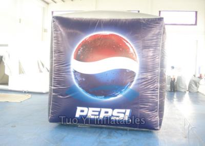 China Cube Branded Helium Balloons Inflatable Square Balls UV Resistance for sale