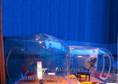 China Germany Zipper Inflatable Bubble Housetransparent Snow Globe Bubble Tent Night With Single Tunnel for sale