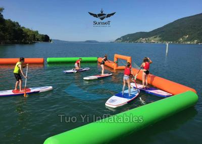 China Attractive Inflatable Buoys Swimming Tube Floats With Goal SUP Field for sale