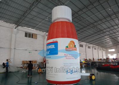 China Public Backyard Inflatable Bottles Advertising Air Balloons UL / CE Approved for sale