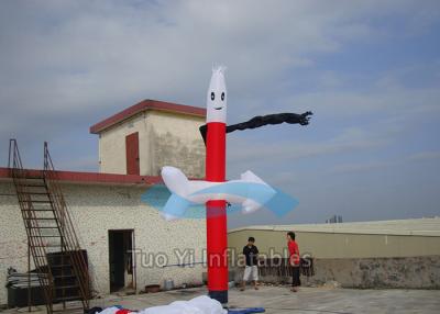 China Red Indoor Sky Dancers 5M Car Wash Wacky Inflatable Tube Man for sale