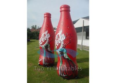 China 5M H Customized Inflatable Coke Bottle Logo Digital Printing for sale