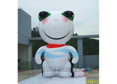 China Durable Frog Giant Advertising Inflatable Cartoon Characters Fire Resisitant for sale