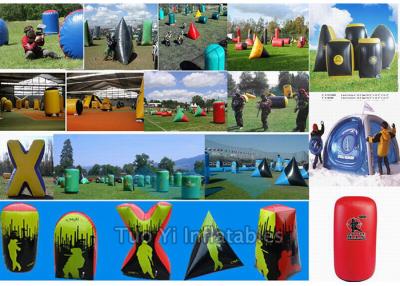 China Sports CS Games Inflatable Paintball Bunkers Set With 3 Years Warranty for sale