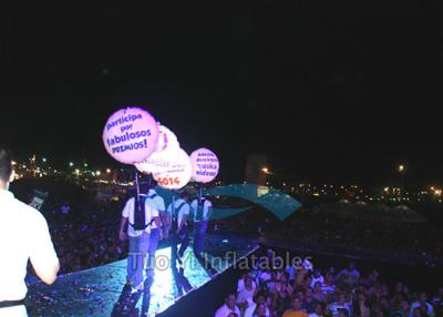 China Movable Backpack Balloon With LED Lights / Event Custom Printed Balloons for sale