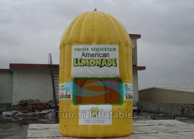 China Fire Retardant Inflatable Lemonade Booth , Photo Booth Advertisement Bar Tent for sale