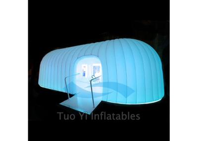 China Giant PVC Inflatable Photobooth Airtight Cool Dj Booth For Club for sale