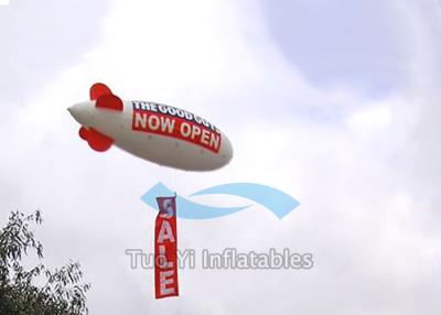 China Giant Advertising Inflatables Zeppelin Helium Balloon With 2 Years Warranty for sale