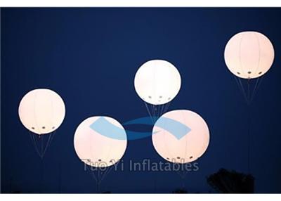 China LED Helium Filled Air Balloon Show Large Advertising Inflatables For Promotion for sale