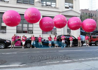 Chine Grande boule de flottement de gonflage faite sur commande rouge d'air d'exposition de ballon d'hélium de PVC à vendre