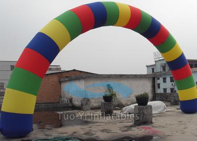 China Rainbow Balloon Arch Inflatable Start Finish Line Event Archway for sale