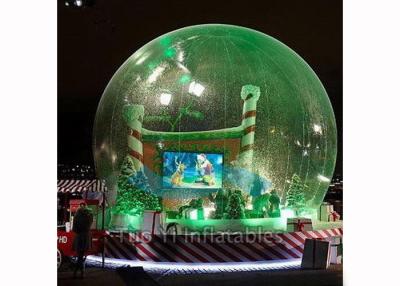 China Clear Christmas Bubble Tent Night Inflatables Snow Globes for Decoration for sale