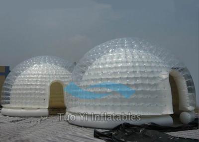 China Durable Airtight Outdoor Bubble Tent Night , Inflatable Dome Tent For Camping for sale