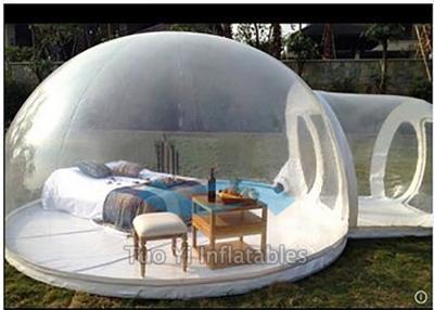 China Beautiful Transparent Bubble Tent Inflatable Snow Globe for Outdoor Camping for sale