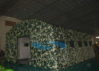 China Wind Resistant Camouflage Inflatable Tents Large For Military / Army SGS Approval for sale