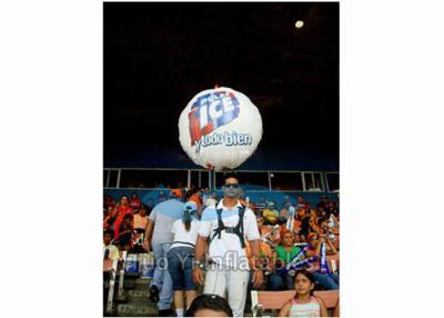 China PVC Tarpaulin Backpack Balloon Inflatable Walking Balloon with Logo Printing for sale