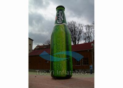 China Publicidad de encargo inflable de las botellas de cerveza de la lona del PVC/de las botellas de vino inflable en venta