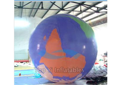 China Attractive Inflatable Earth Globe Balloons Customized Different Colors Design for sale