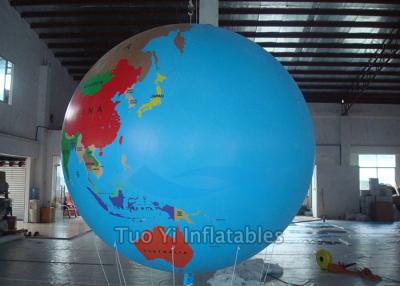 China Multifunction Globe Round Earth Balloon / Customized Design World Helium Ball for sale