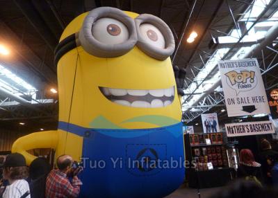 China PVC Tarpaulin Inflatable Cartoon Character Giant Inflatable Minions Customized Size for sale