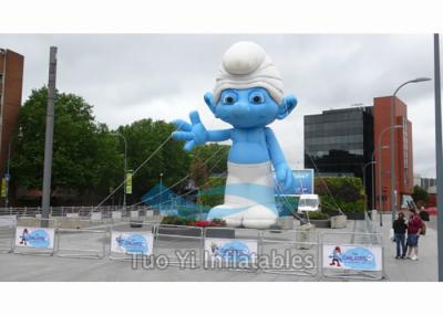 China Outdoor Event Inflatable Replica / Inflatable Smurf Character with Digital Printing for sale