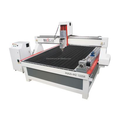 China Hotels Maxicam 1325 CNC Router 4 Axis Wood Router Rotary Attachment For Acrylic Foam Wood Boat Body Mold for sale