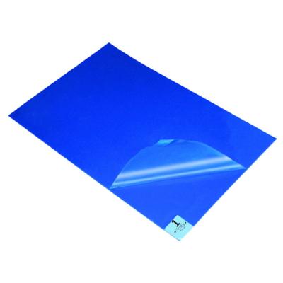 China 18*36 Inch Disposable Peelable 30 Layers Door Sticky Mat For Cleanroom Door Dust Removal Pad for sale