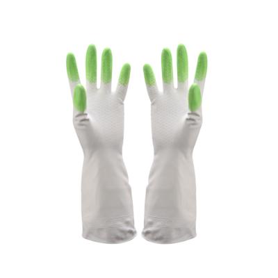 China MULTIFUNCTIONAL Comfortable Waterproof Bathroom Kitchen Glove Brush Pet Gloves PVC Cleaning Gloves for sale