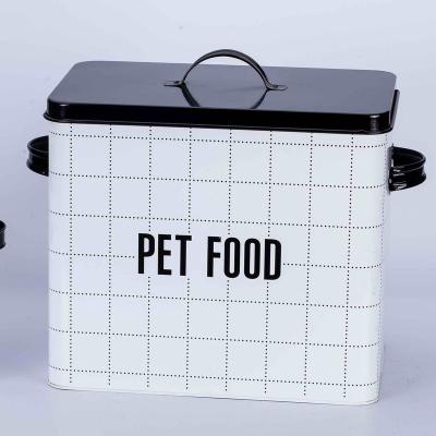 China Durable Large Animal Pet Food Storage Canister Pet Food Canister with Silicone Seal Storage for Bird Cat Dog Food for sale