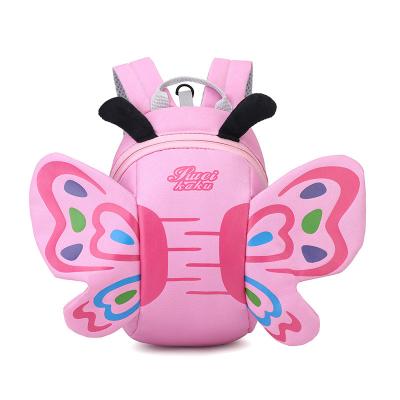 China Latest\fasion Kindergarten cartoon backpack for children 1-3 years old girls anti loss backpack cute bee baby bag for sale