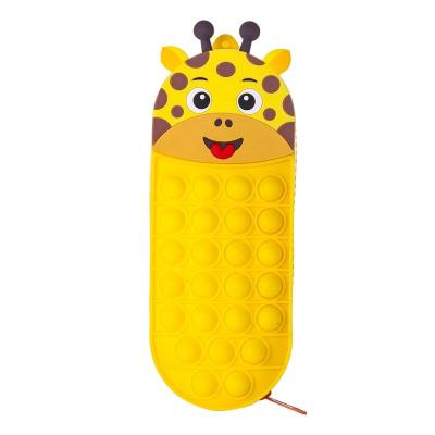 China Children cute 2023 silicone cute reduce pressure toys stationery box school pencil case for children for sale