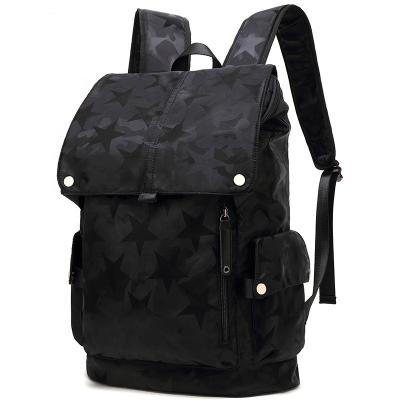 China With USB star fashion waterproof business travel office laptop backpacks school bags unisex for sale