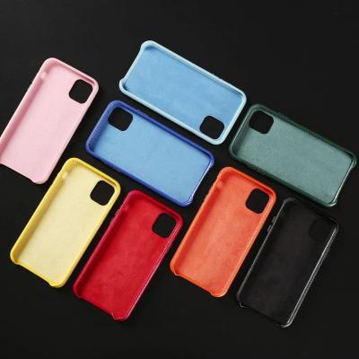 China OEM Custom Carcasa De Celular Luxury Geili Genuine Leather Phone Case Shockproof Lychee Pattern For Iphone 11 To Iphone 14 Series for sale