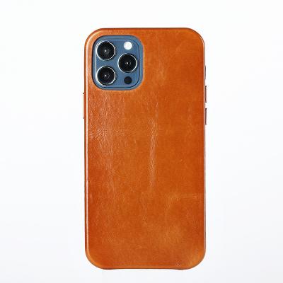 China Custom Shockproof Geili Cowhide Carcasa De Celular Luxury Superior Genuine Leather Phone Case For Iphone Series for sale