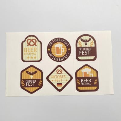 China Custom high quality waterproof adhesive sticker paper label for home appliance products printing packaging for sale