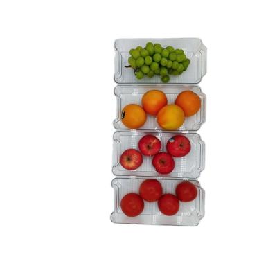 China CLASSIC Clear Plastic Fridge Storage Bins Organizer for Fruits and Vegetables for sale