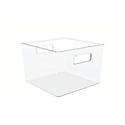 China Freshness Keeping Durable Using Package Customers Requirement Large Plastic Clear Storage Box for sale